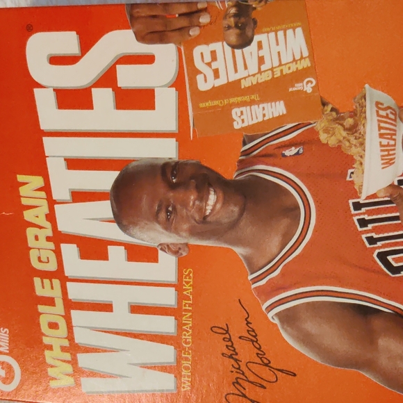 Rare 1990 Michael Jordan vintage fasimilie Signature Wheaties box - Picture 4 of 15